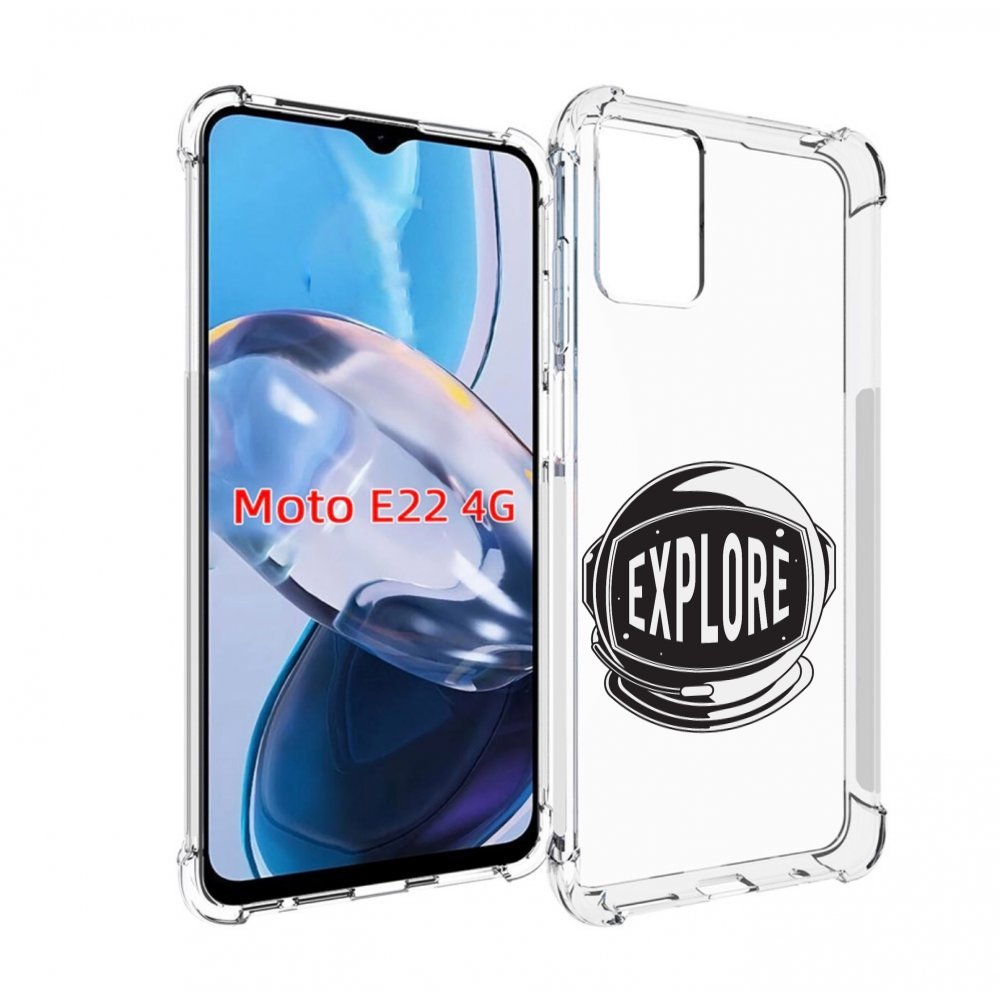 

Чехол MyPads Explore для Motorola Moto E22 4G / E22i 4G, Прозрачный, Tocco