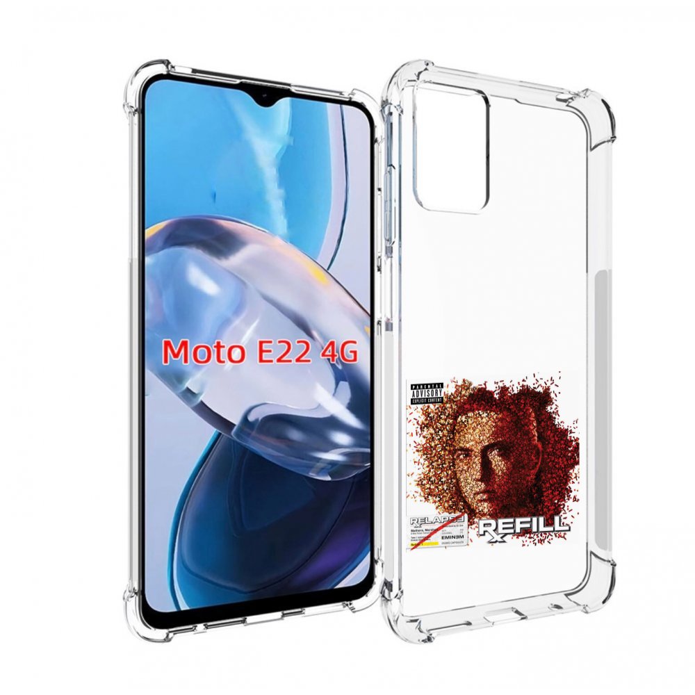 

Чехол MyPads Eminem RELAPSE, REFILL для Motorola Moto E22 4G / E22i 4G, Прозрачный, Tocco