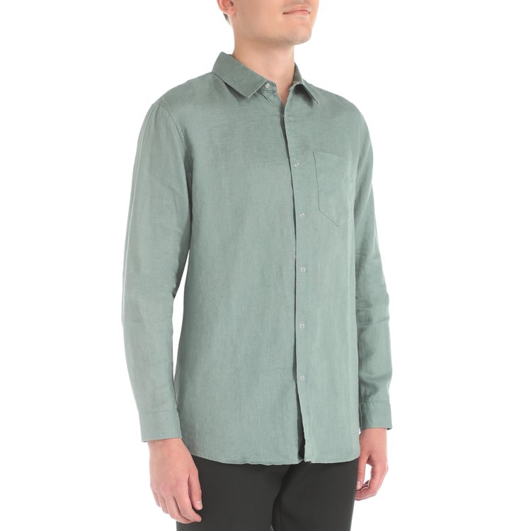 

Рубашка мужская Maison David SHIRT хаки 2XL, Зеленый, SHIRT