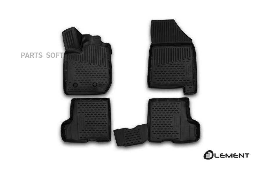 

AUTOFAMILY ELEMENT3D5238210K Коврики 3D в салон LADA Xray, 2015->, , 4 шт.