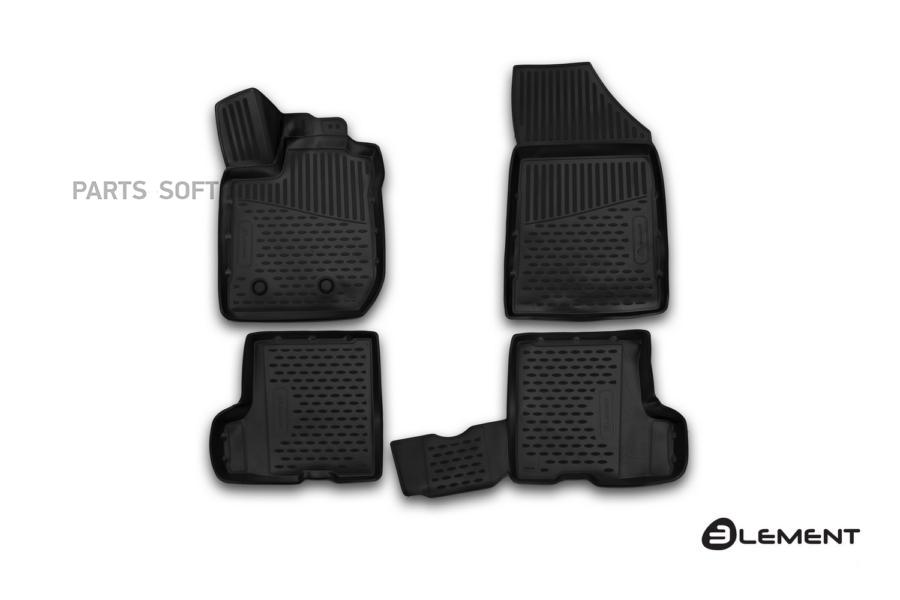 

AUTOFAMILY ELEMENT3D5237210K Коврики 3D в салон LADA Xray, 2015->, , 4 шт.