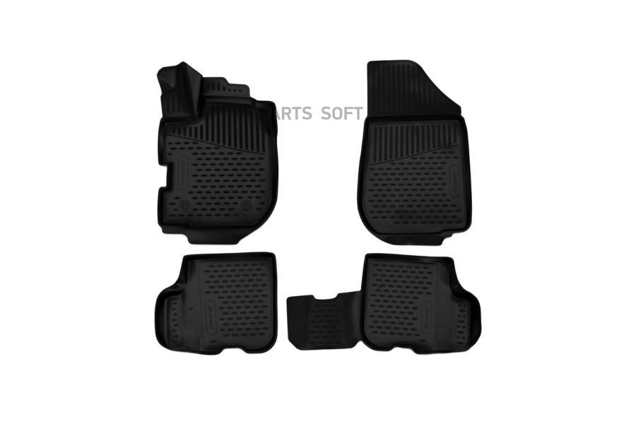 

AUTOFAMILY ELEMENT3D4155210K Коврики 3D в салон подходят для RENAULT Sandero Stepway, 2018