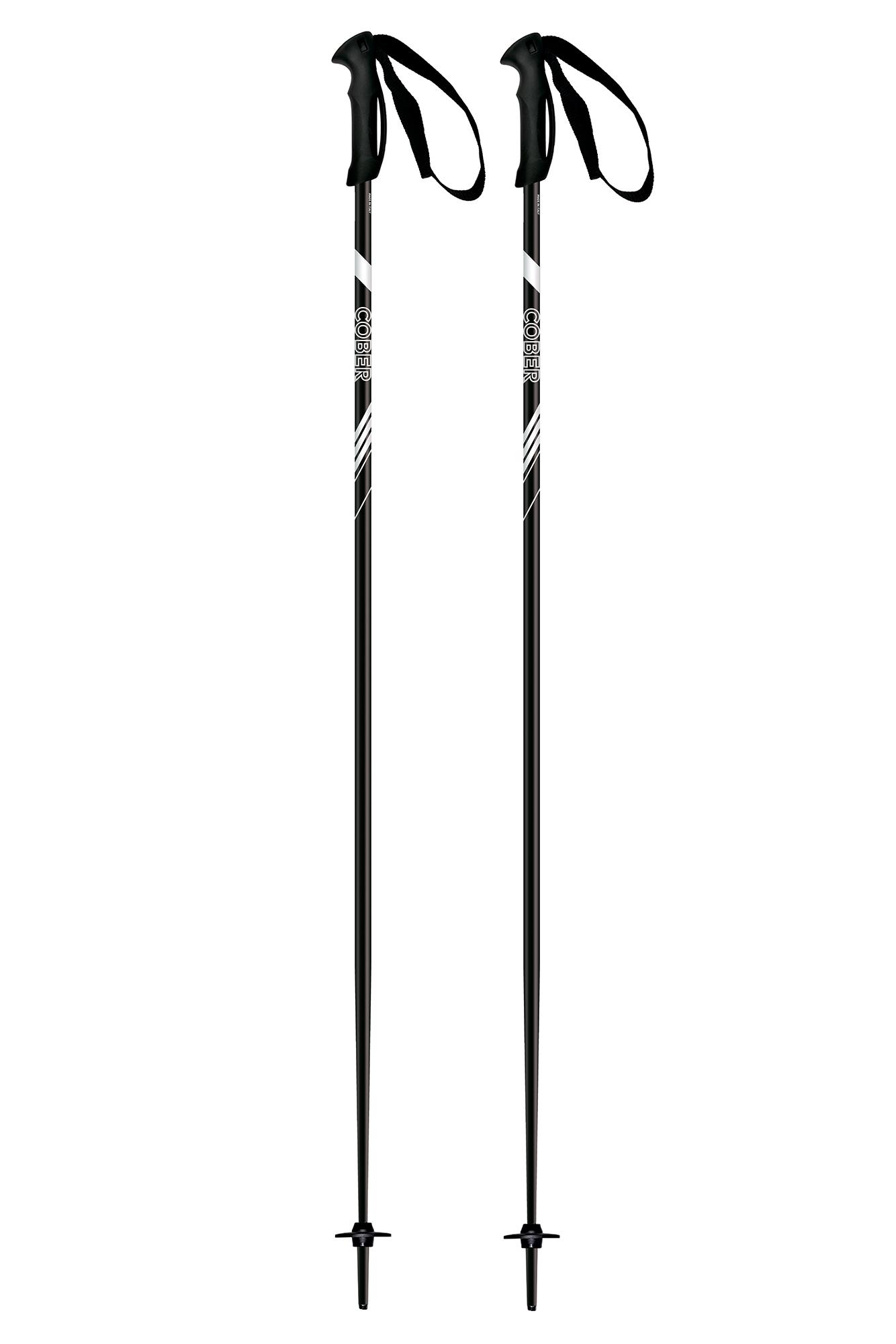 Горнолыжные палки COBER Dart Black 18mm (см:130)