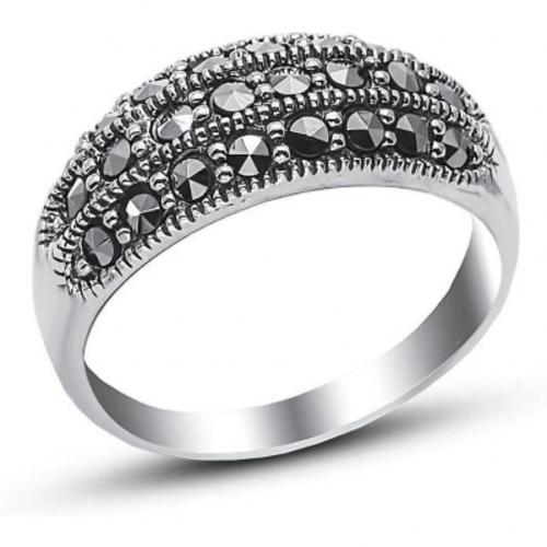 

Кольцо из серебра р. 16,5 Silver Wings 210090-39, марказит, 210090-39