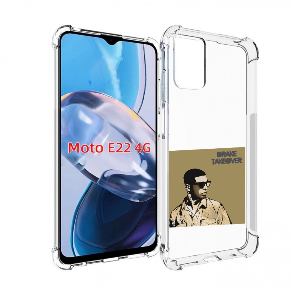 Чехол MyPads Drake - Takeover для Motorola Moto E22 4G / E22i 4G