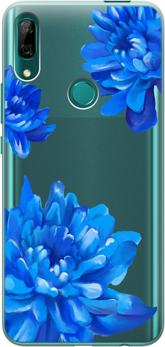 

Чехол на Honor 9X/Huawei P Smart Z/Y9 Prime (2019) "Amazing Asters" прозрачный, Прозрачный;голубой, 5248