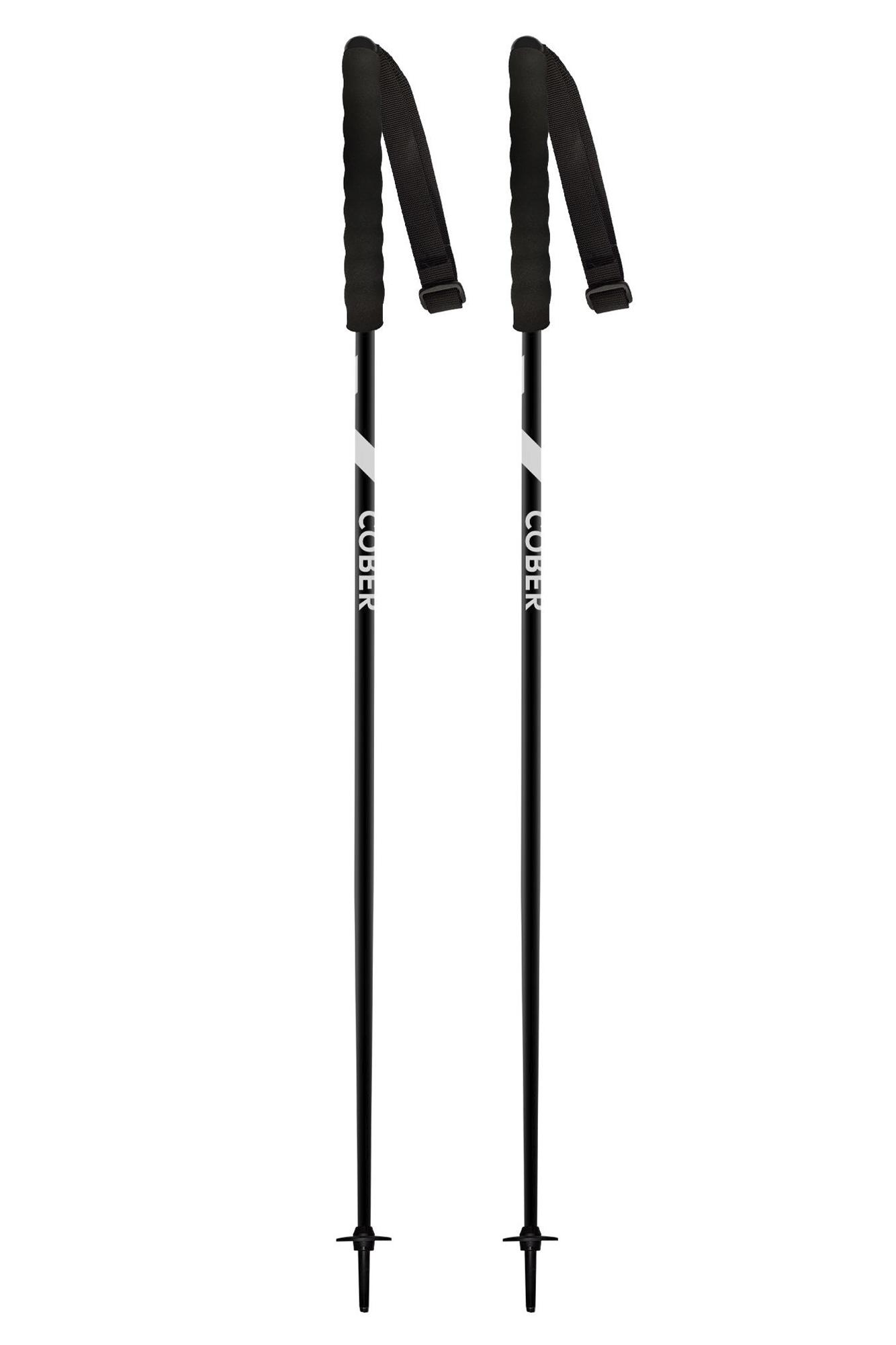 

Горнолыжные палки COBER Big Air Black 16mm (см:120), Черный, Big air black 16mm