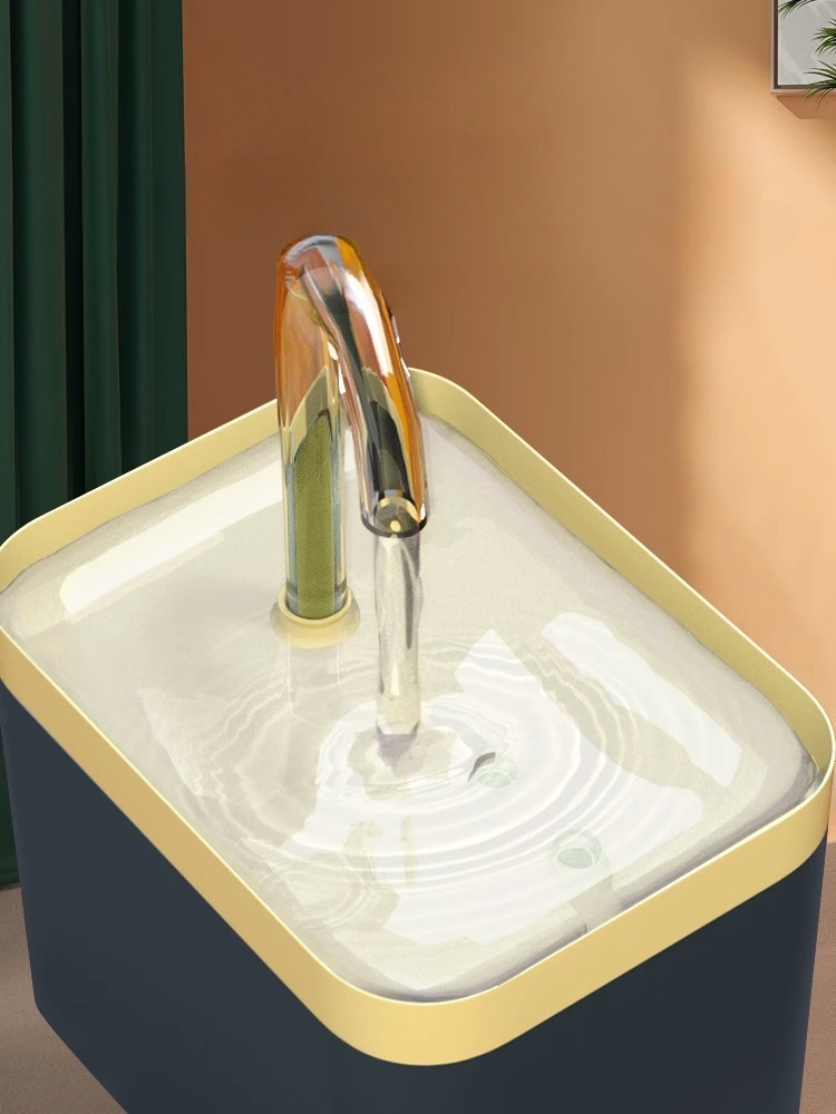 Автоматическая поилка для кошек и собак Hoopet, USB, синяя, пластик, объем 1,5 л