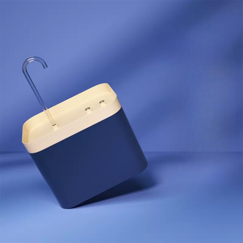 Автоматическая поилка для кошек и собак Hoopet, USB, синяя, пластик, объем 1,5 л