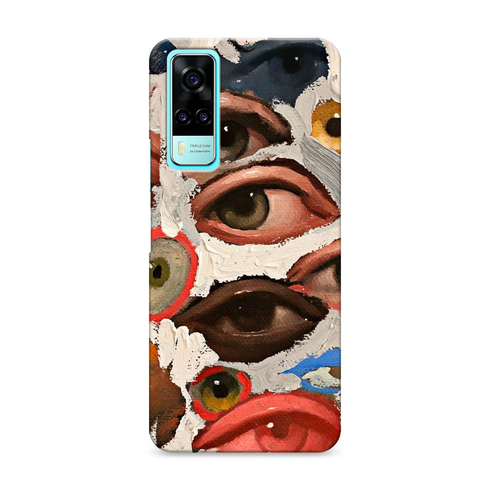 

Чехол Awog "Глаза масляная живопись" для Vivo Y53s 4G, 264920-5