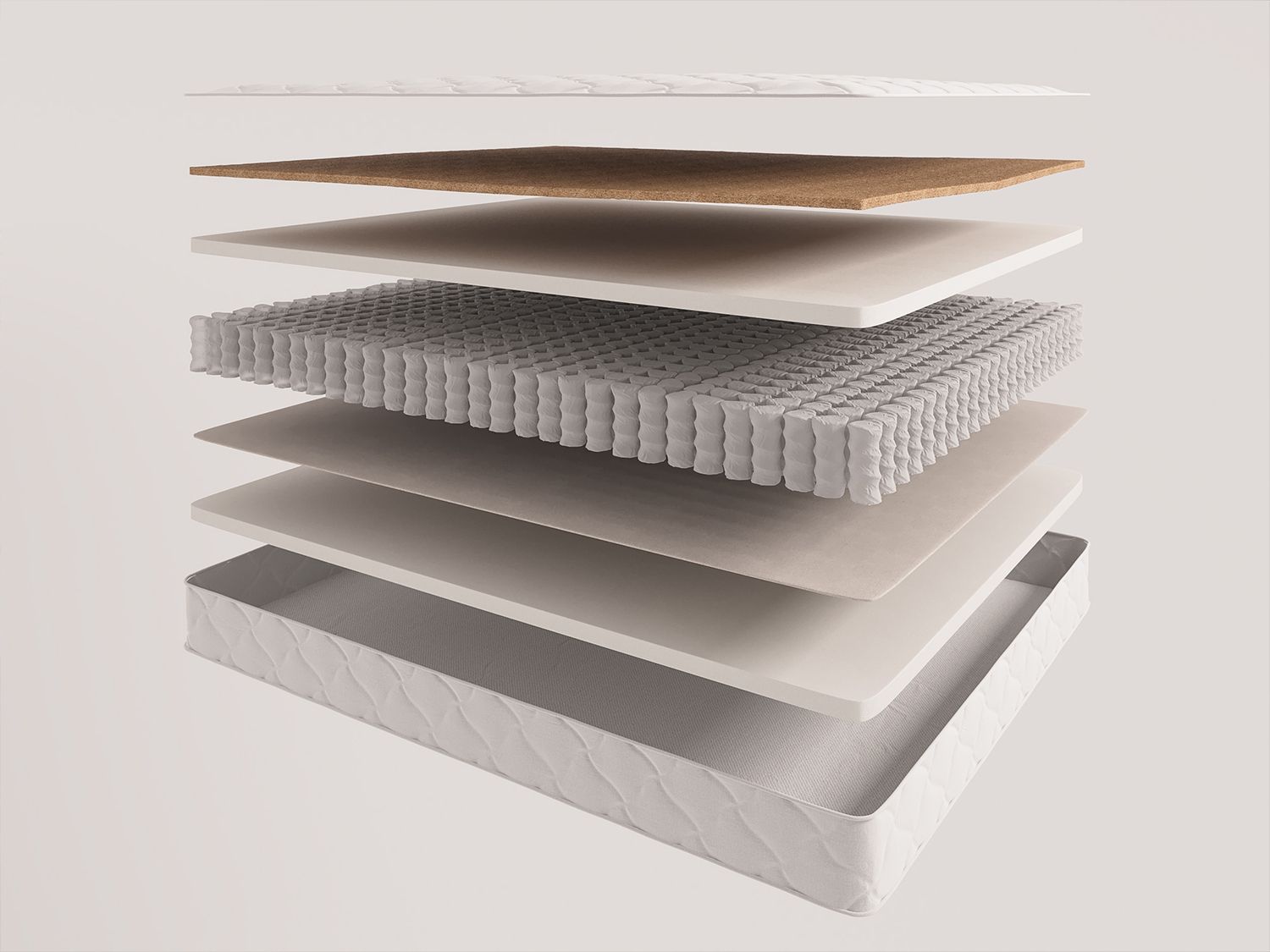 

Матрас Evita Double H4 140x200, Белый, Double H4