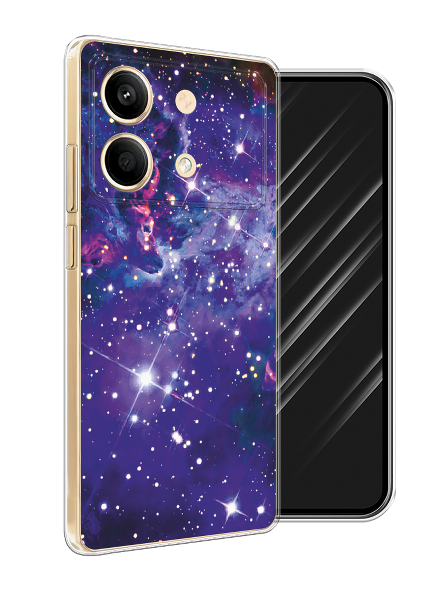 

Чехол Awog на Poco X6 Neo "Яркая галактика", Фиолетовый, 321950-1