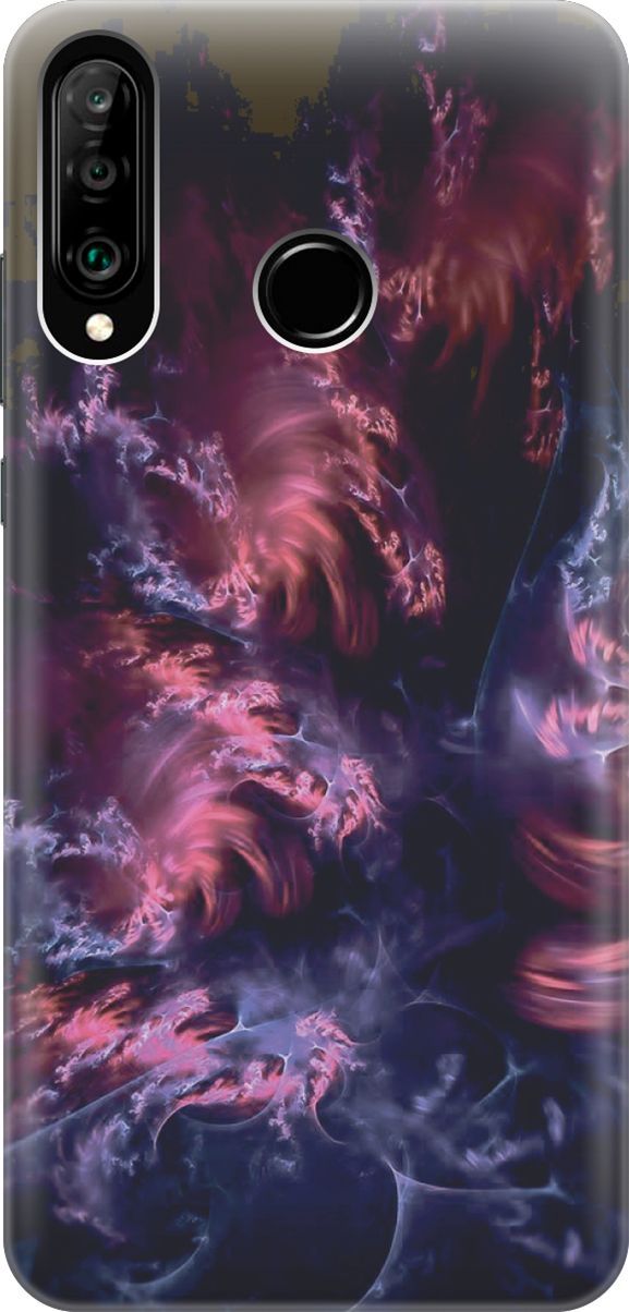 

Чехол на Honor 20 Lite/20s/Huawei P30 Lite "Розово-фиолетовые молнии", Розовый;фиолетовый, 6176