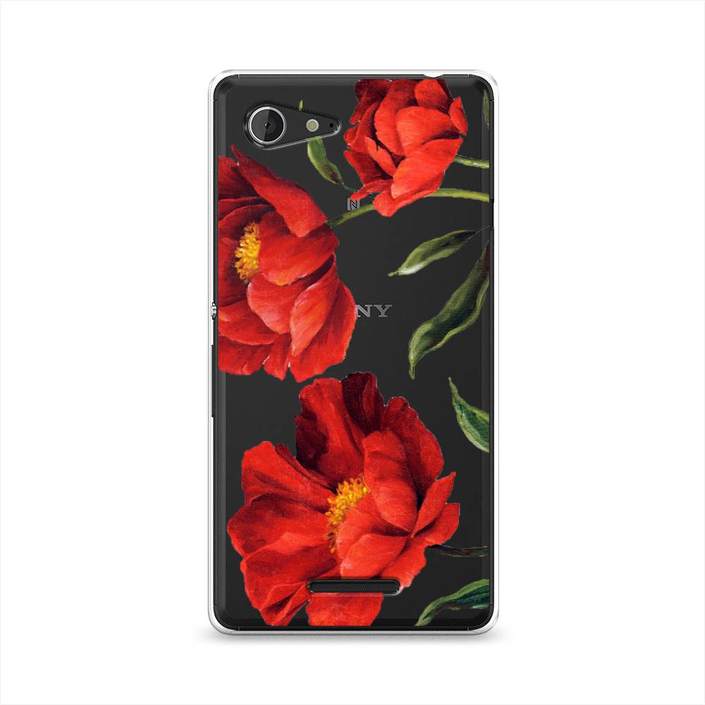 

Чехол Awog "Красные маки" для Sony Xperia E3, 52750-8