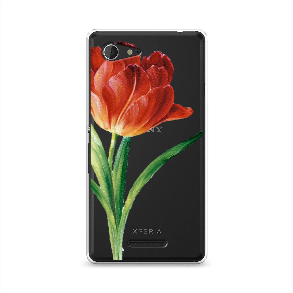 

Чехол Awog "Красный тюльпан" для Sony Xperia E3, 52750-8