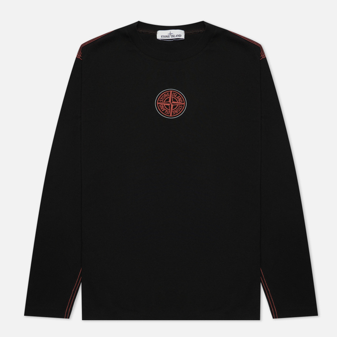 

Лонгслив мужской Stone Island 751520793 черный M, 751520793