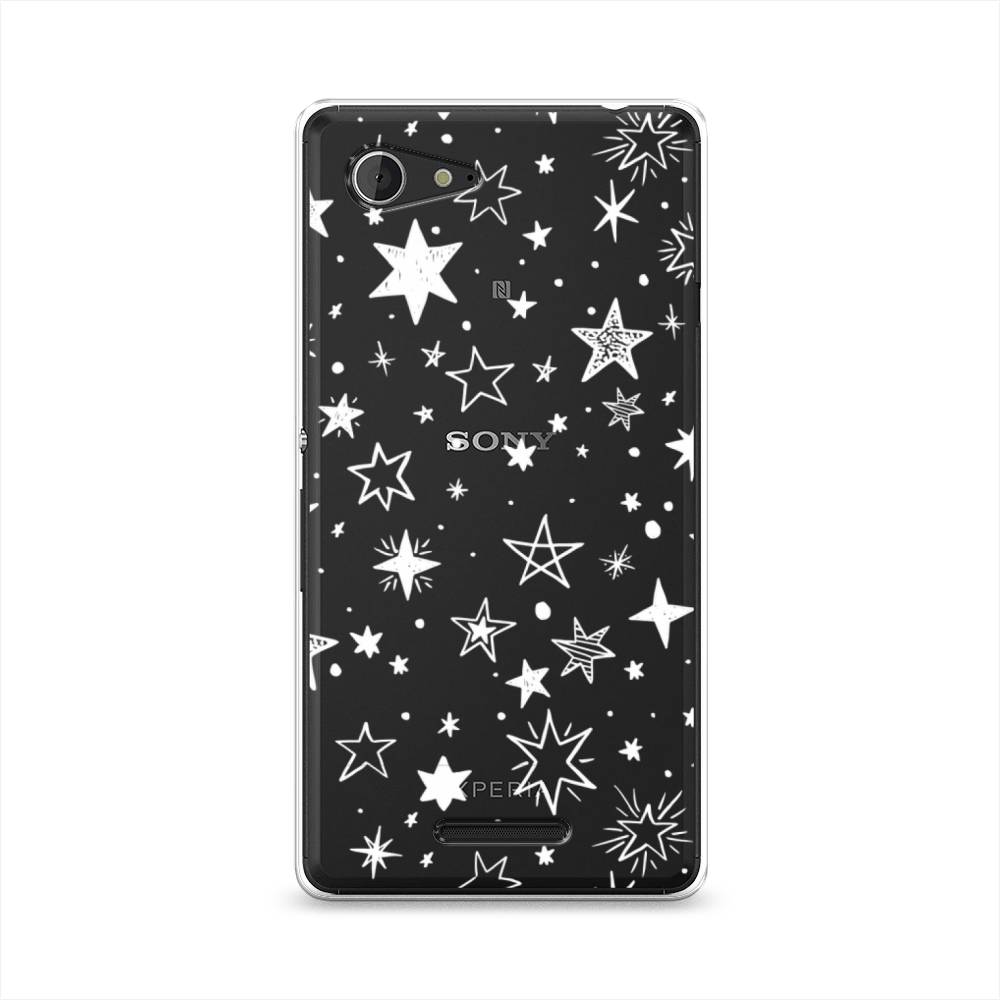 

Чехол Awog "Звездочки графика белая" для Sony Xperia E3, 52750-7