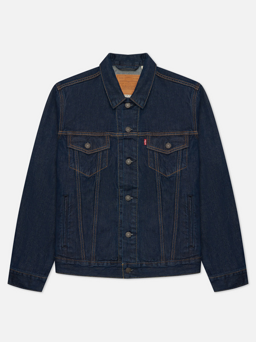 

Джинсовая куртка мужская Levi's 72334-0557 синяя L, Синий, 72334-0557