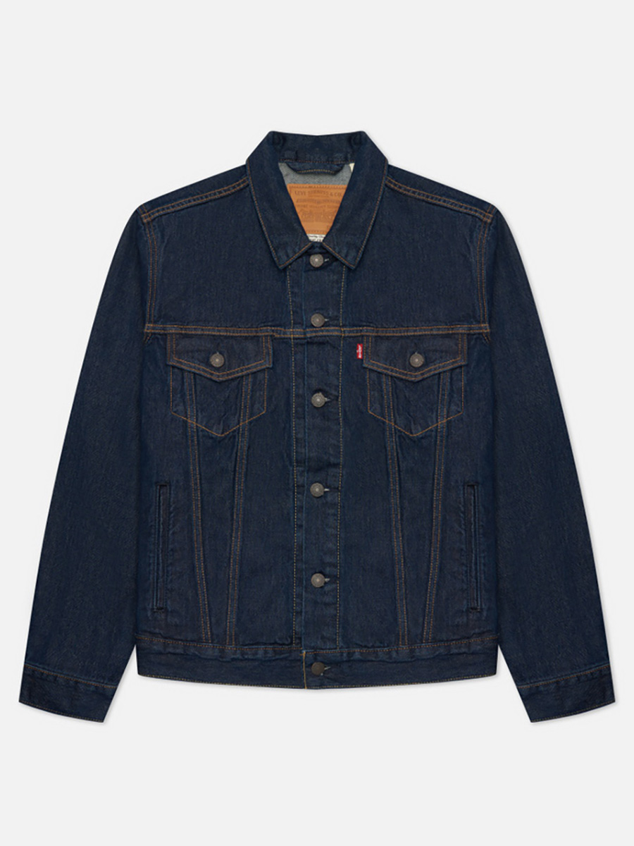 

Джинсовая куртка мужская Levi's 72334-0557 синяя XL, Синий, 72334-0557