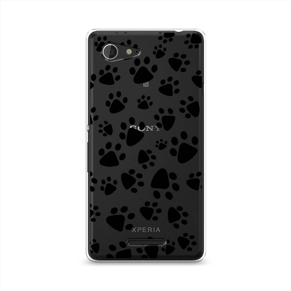 

Чехол Awog "Лапки черные" для Sony Xperia E3, 52750-2