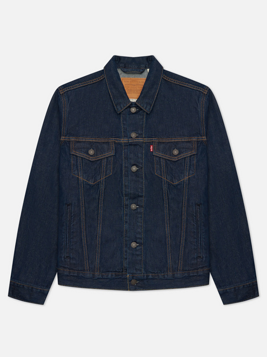 

Джинсовая куртка мужская Levi's 72334-0557 синяя S, 72334-0557
