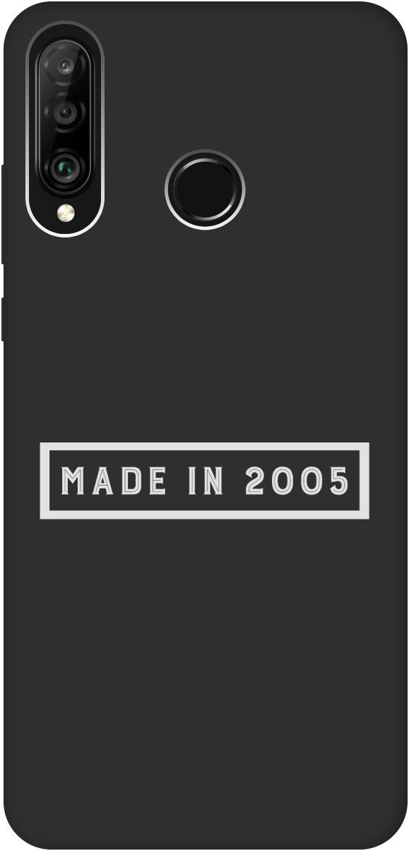 

Чехол на Honor 20 Lite/20s/Huawei P30 Lite "2005 W" черный, Черный;белый, 8381