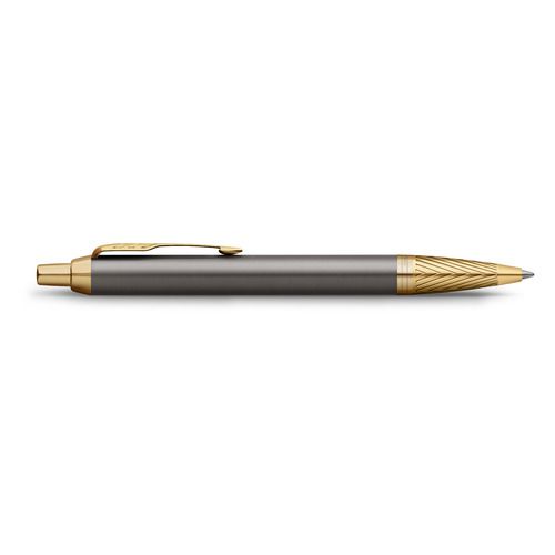 

Ручка шариковая Parker IM Premium Pioneers K329 Arrow Grey GT M синяя, подарочная упаковка, IM Premium Pioneers K329