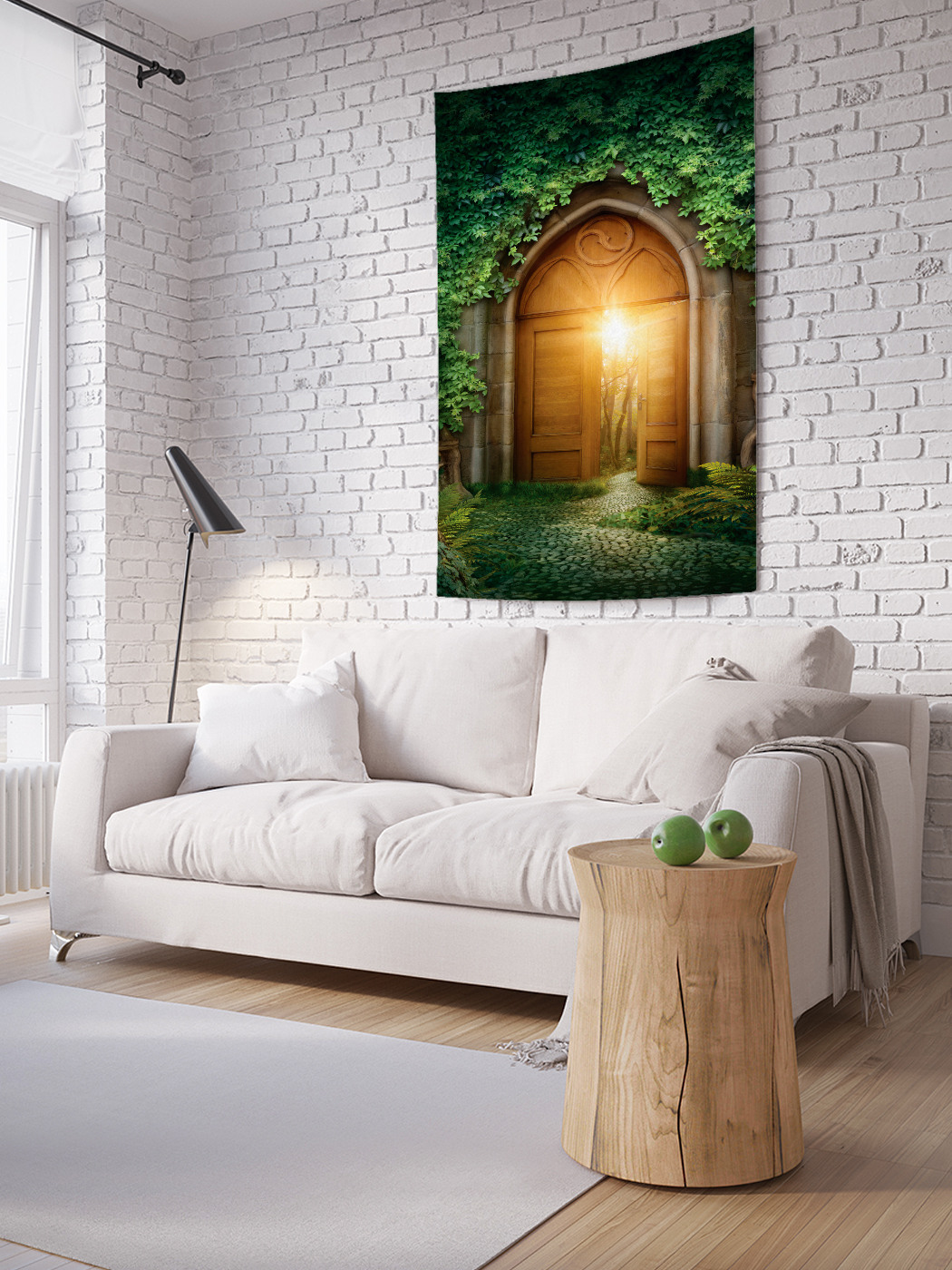 

Вертикальное фотопанно на стену JoyArty Жилище в зарослях 100x150 см, Жилище в зарослях