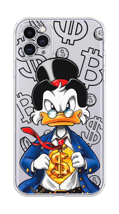 

Чехол на Apple iPhone 11 Pro Max "Scrooge Goldman", Черный;белый;синий, 12250-1