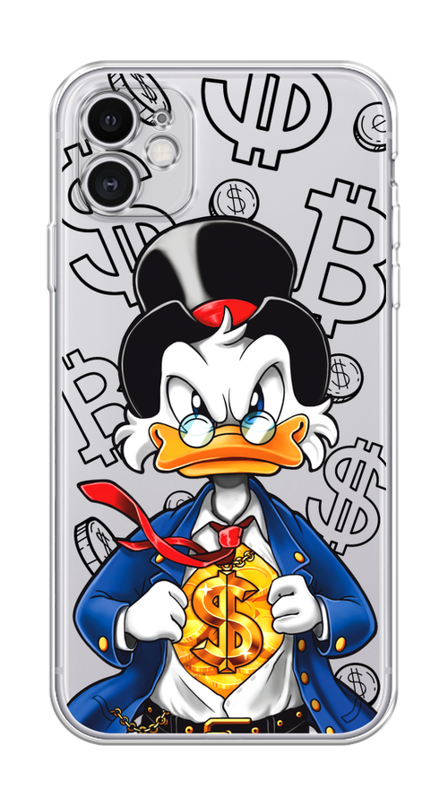 

Чехол на Apple iPhone 11 "Scrooge Goldman", Черный;белый;синий, 12150-1