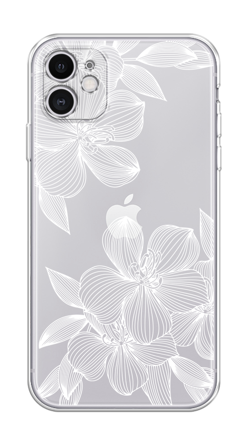 

Чехол на Apple iPhone 11 "Крокус", Белый;прозрачный, 12150-1