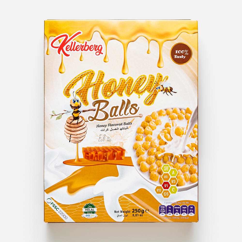 Шарики Kellerberg Honey Balls медовые, 250 г
