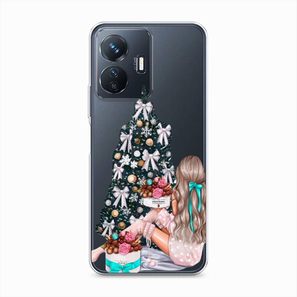 

Чехол на Vivo Y77e "New Year", Зеленый;бежевый;голубой, 267350-5