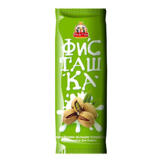 

Мороженое пломбир Pin&Vin фисташка 60 г