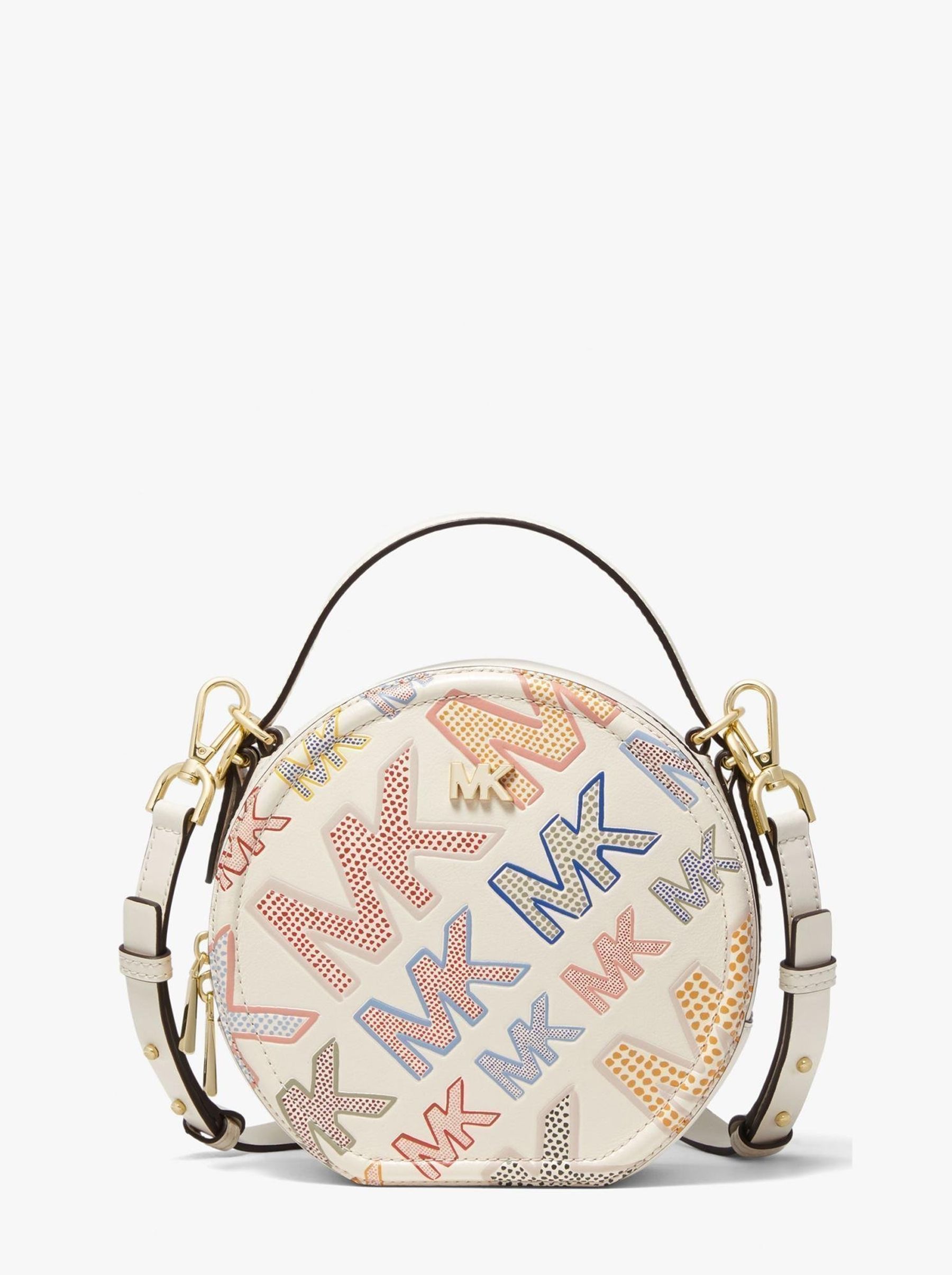 

Сумка женская Michael Kors Delaney_B00486 бежевая, Белый, Delaney_B00486