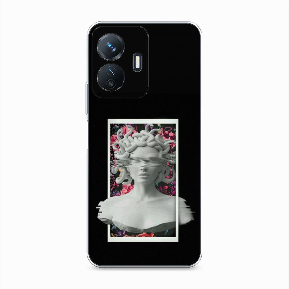 

Чехол на Vivo Y77e "Web Punk Медуза Горгона", Черный;серый, 267350-6