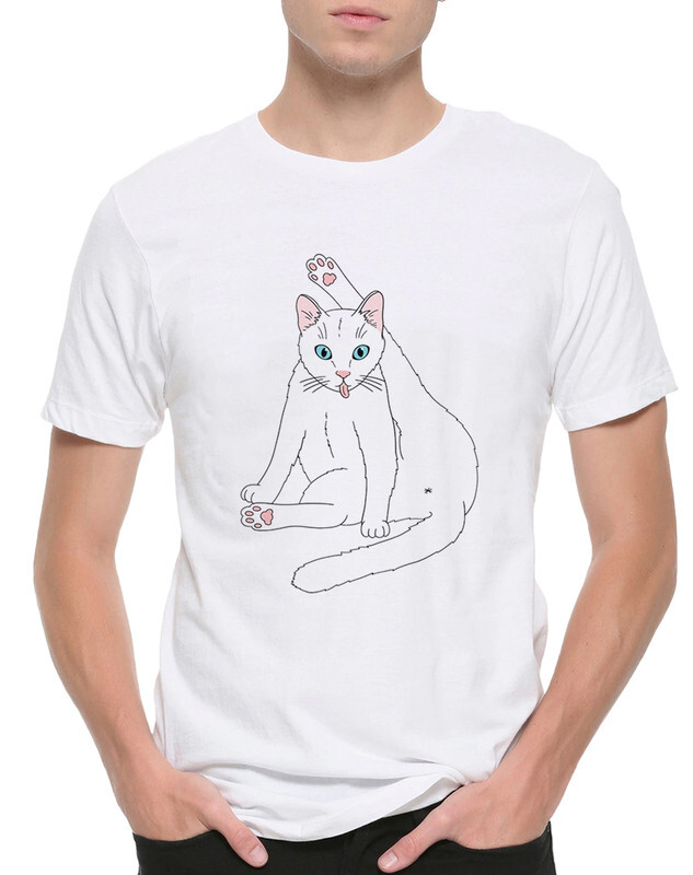 

Футболка мужская DreamShirts Studio Кошачья Гимнастика 630-cat-2 белая L, Белый, Кошачья Гимнастика 630-cat-2