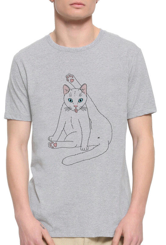 

Футболка мужская DreamShirts Studio Кошачья Гимнастика 630-cat-2 серая XL, Серый, Кошачья Гимнастика 630-cat-2