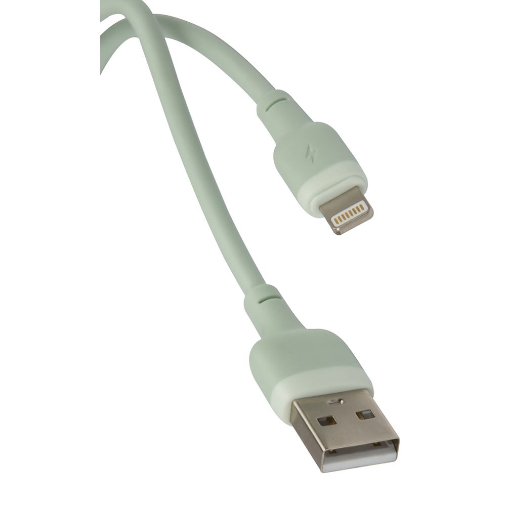Кабель Red Line Touch USB to Apple Lighting 1m 3A Green
