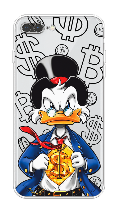 

Чехол на Apple iPhone 7 Plus/8 Plus "Scrooge Goldman", Черный;белый;синий, 10750-1
