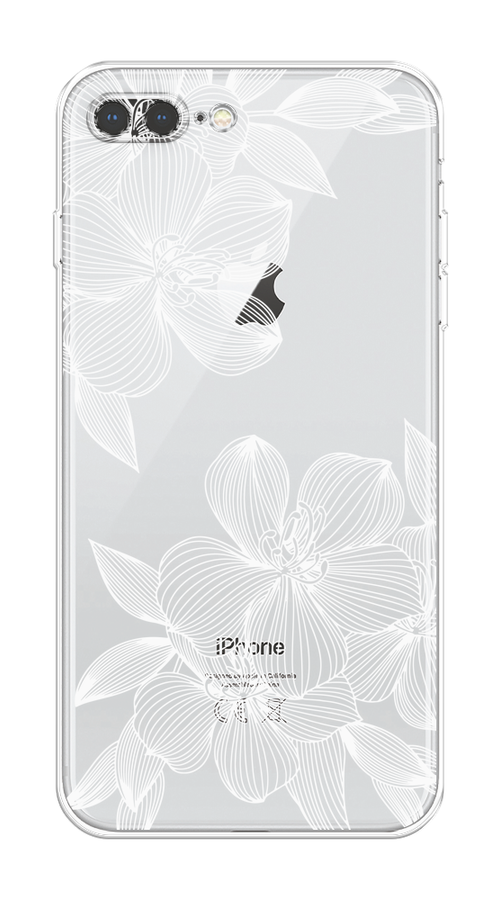 

Чехол на Apple iPhone 7 Plus/8 Plus "Крокус", Белый;прозрачный, 10750-1