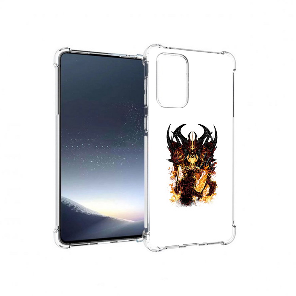 

Чехол MyPads Tocco для Samsung Galaxy A73 демон shadow fiend (PT226913.548.318), Прозрачный, Tocco