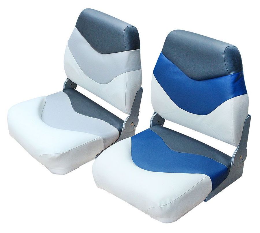фото Сиденье "premium", белое с серым мореман