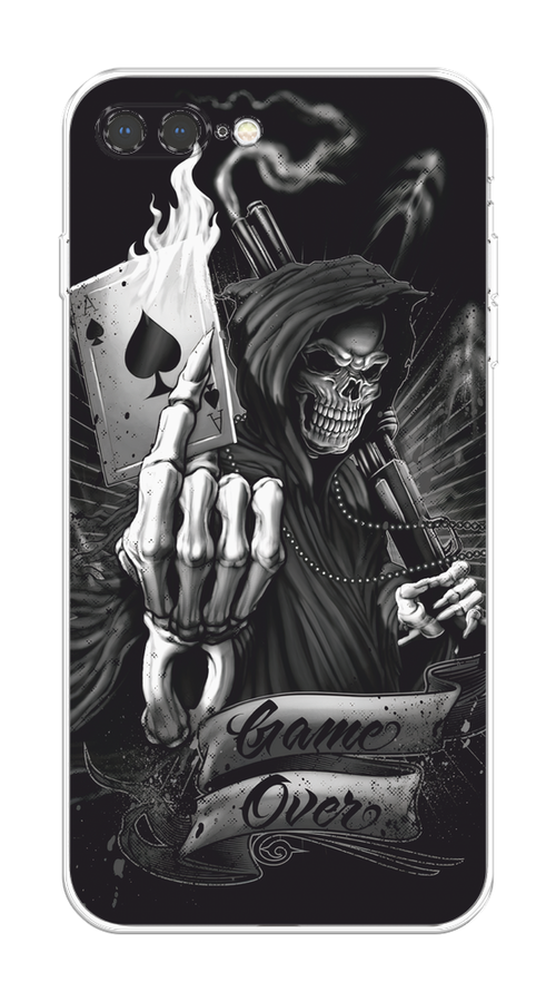 

Чехол на Apple iPhone 7 Plus/8 Plus "Игра закончена", Черный;серый, 10750-1