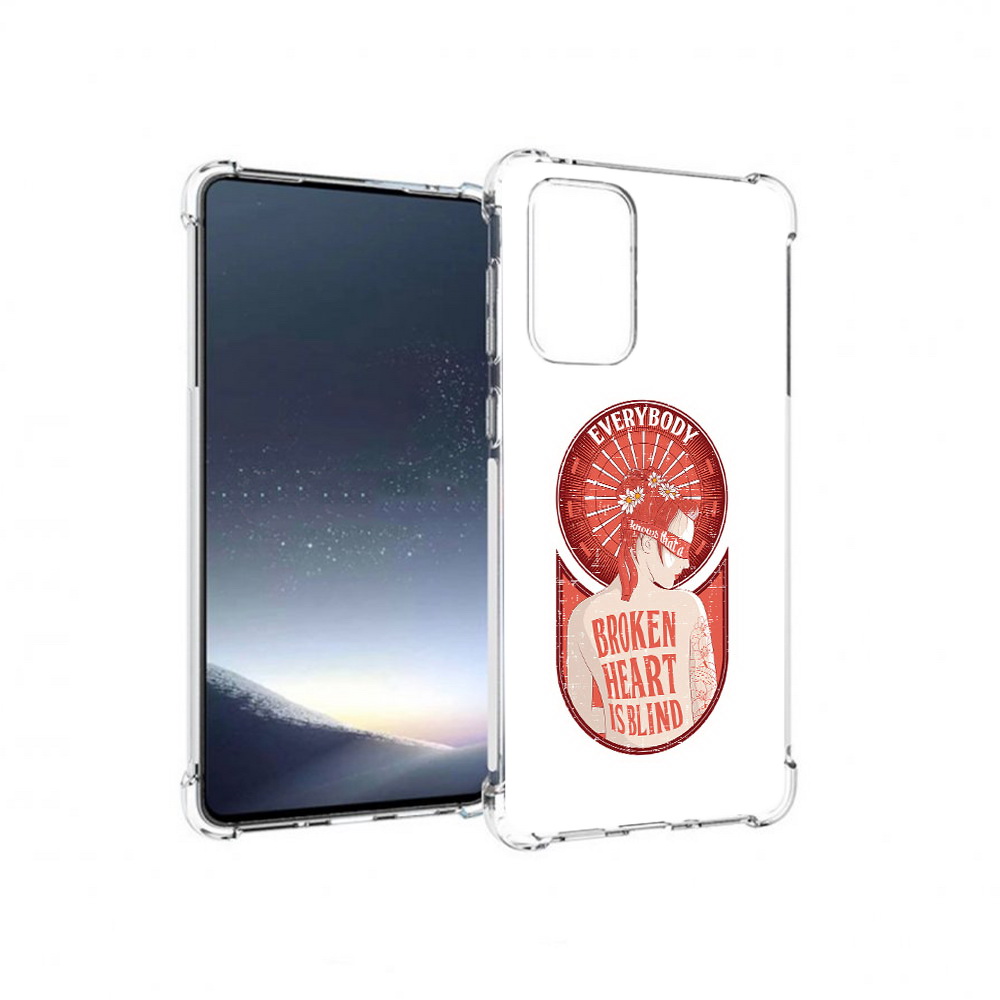 Чехол MyPads Tocco для Samsung Galaxy A73 девушка разбитое сердце (PT226913.548.310)