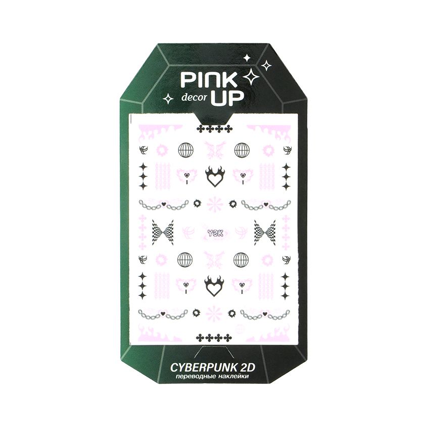 Наклейки для ногтей Pink Up Decor cyberpunk collection 2d тон 211 5 г