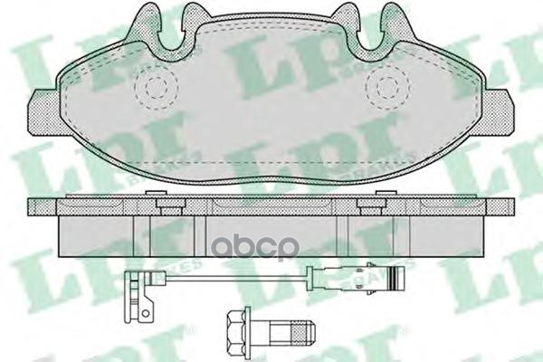 

Колодки Торм.Бар.Ford Focus 1.4-2.0 98-04 Lpr 07380