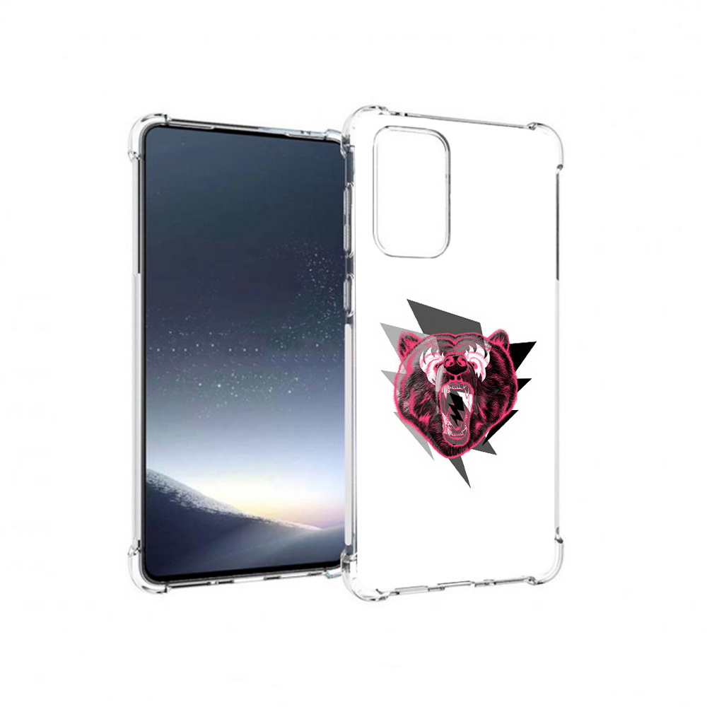 

Чехол MyPads Tocco для Samsung Galaxy A73 грозовой медведь (PT226913.548.301), Прозрачный, Tocco