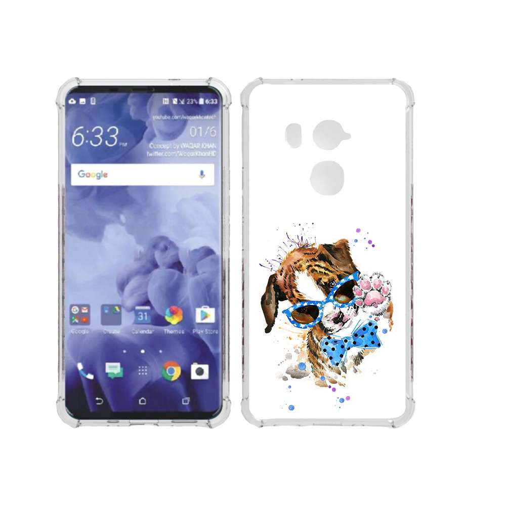 

Чехол MyPads Tocco для HTC U11 Plus лапочка, Прозрачный, Tocco
