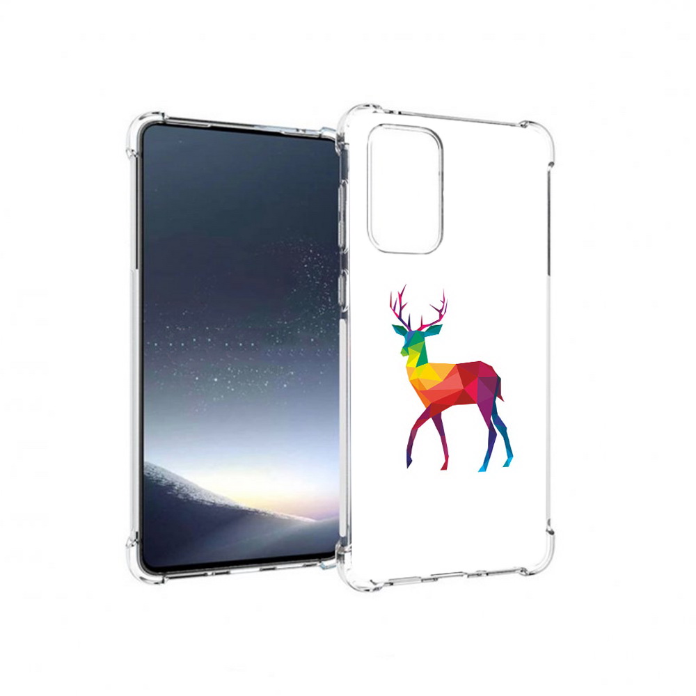 

Чехол MyPads Tocco для Samsung Galaxy A73 геометрический олень (PT226913.548.286), Прозрачный, Tocco
